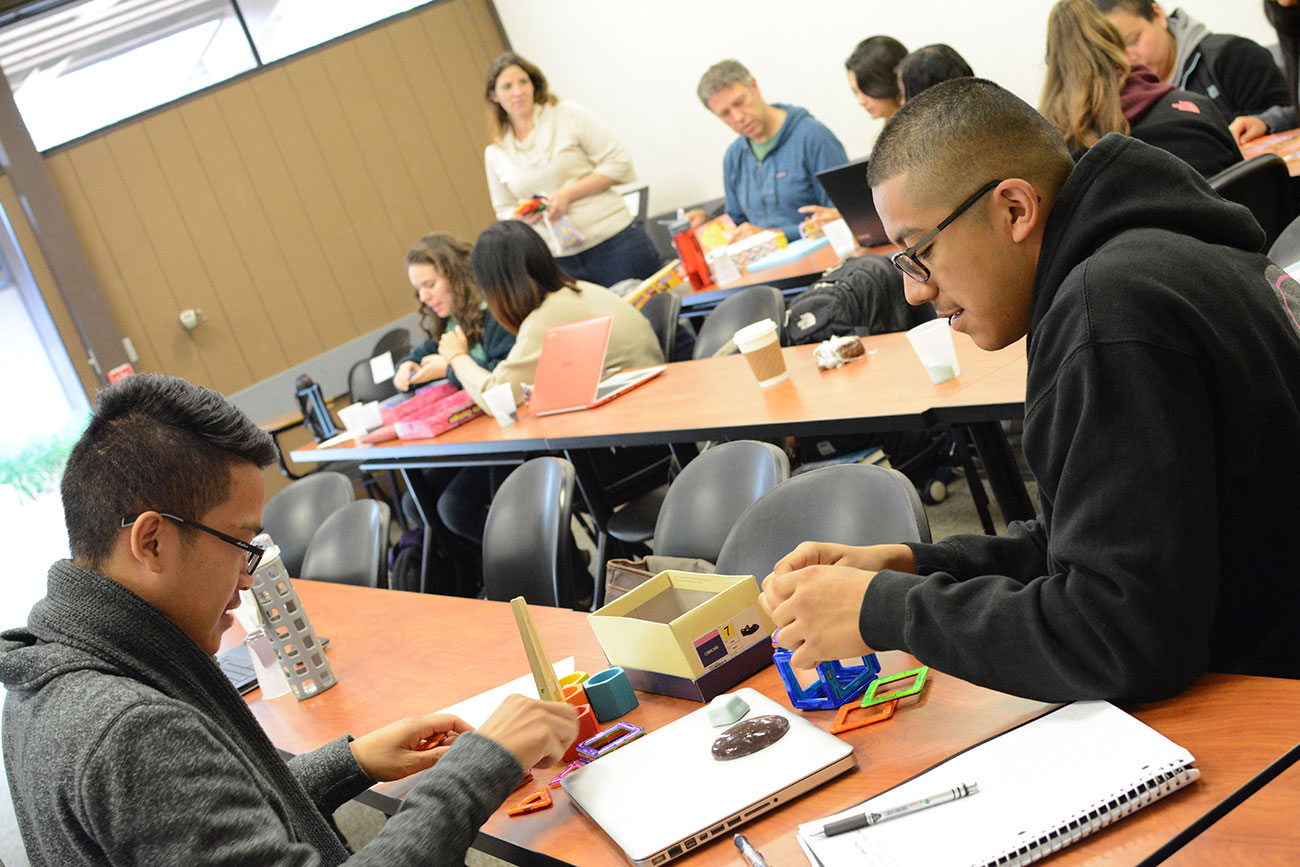 Students in a classroom