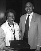 Juanita Croft and Dr. Leo Chavez
