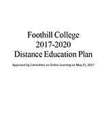 Distance Education Plan Cover