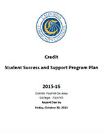 Student Success and Support Program Plan