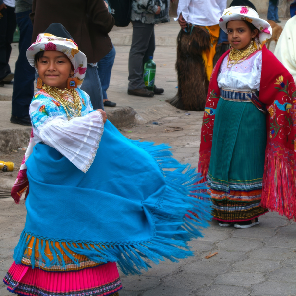 Ecuador kids dancing