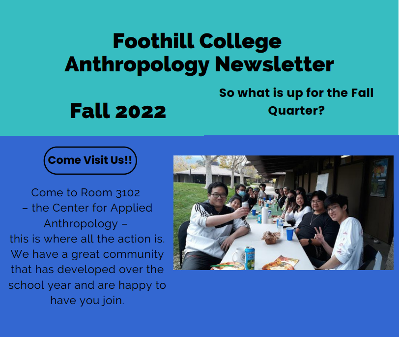 Anthropology Newsletter Fall 2022