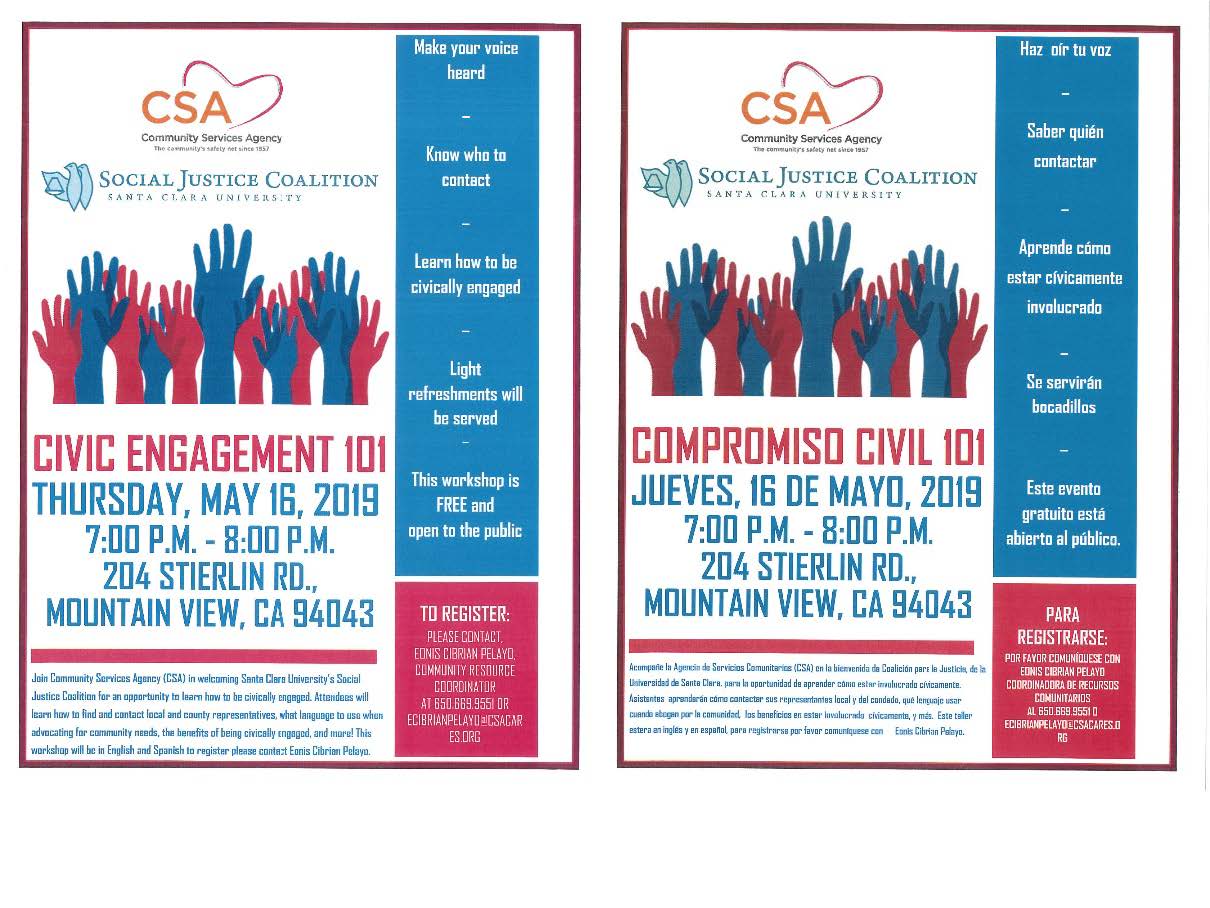 Civic Engagement 101 Flyer
