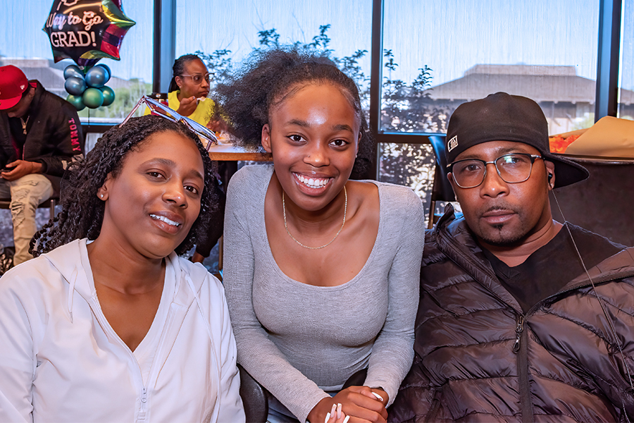Parents and student