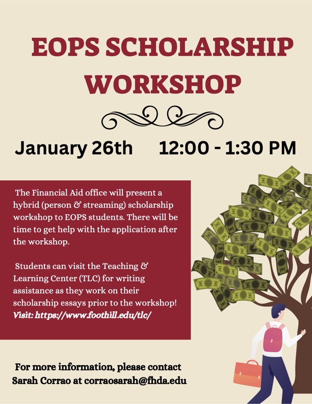 Scholarship Workshop Flyer