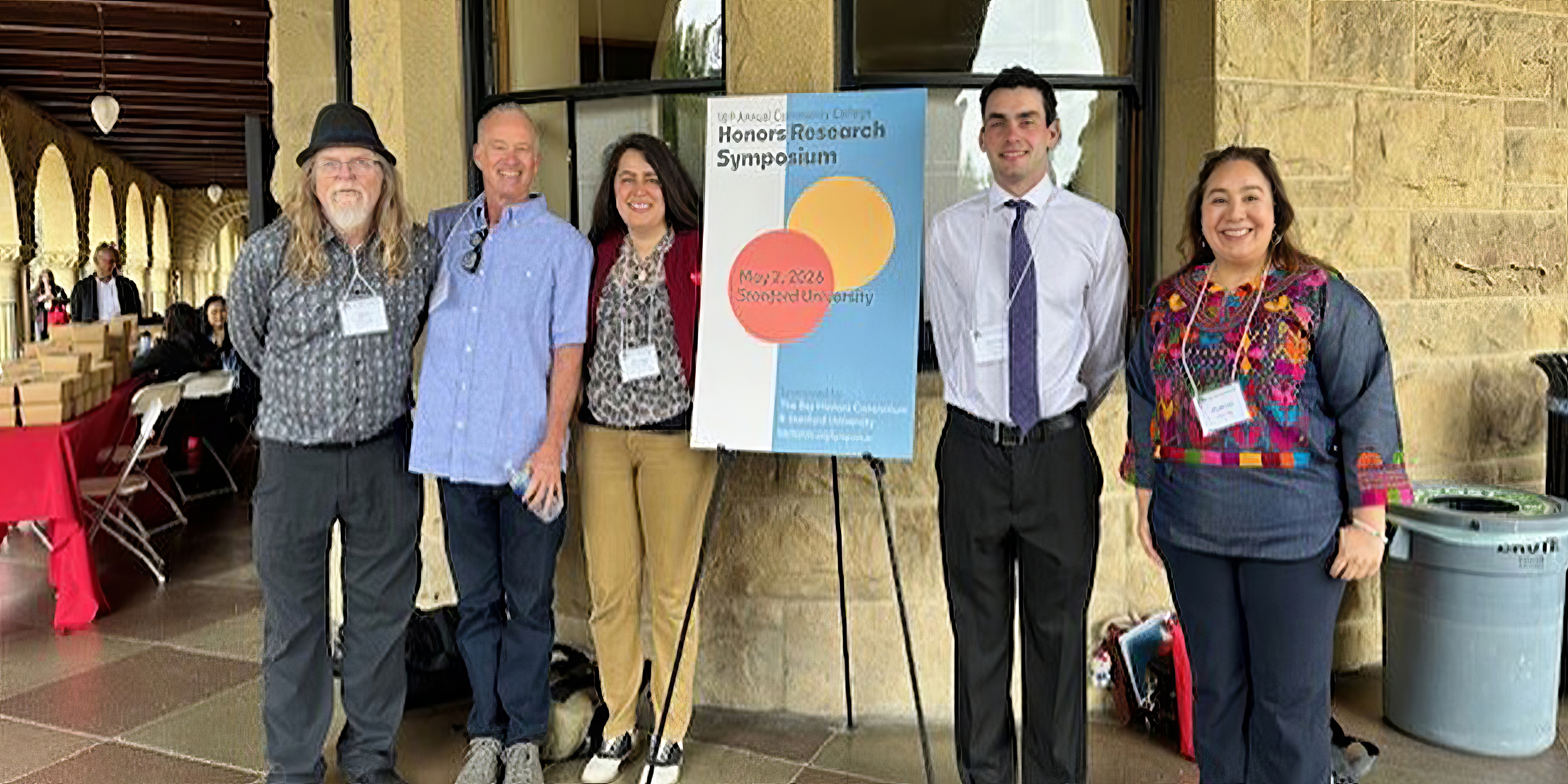 Foothill College students at the Stanford Honors Symposium