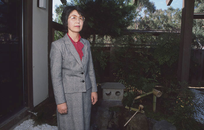 Dr. Michiko Hiramatsu in cultural center