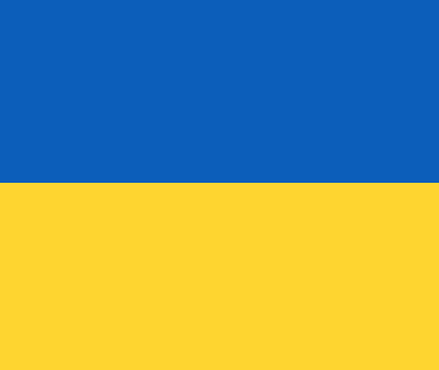 blue and yellow ukraine flag