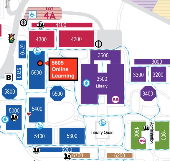Online Learning Location on map