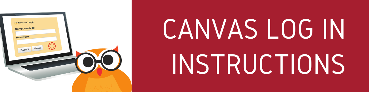 Canvas log in instructions