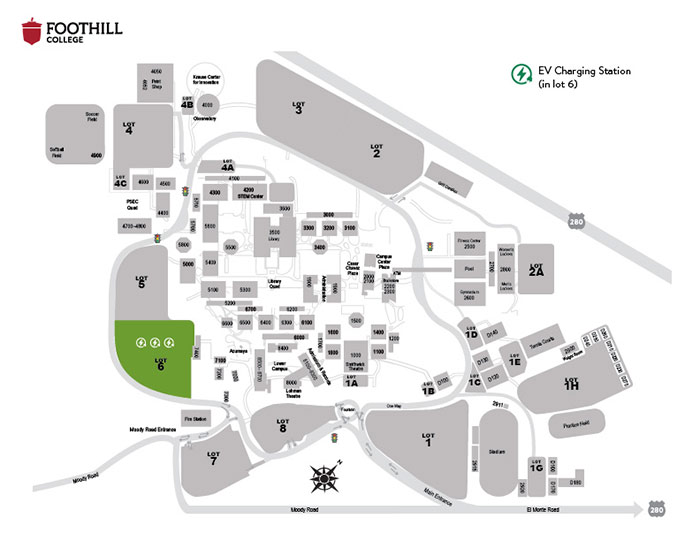 location for ev stations in Lot 6