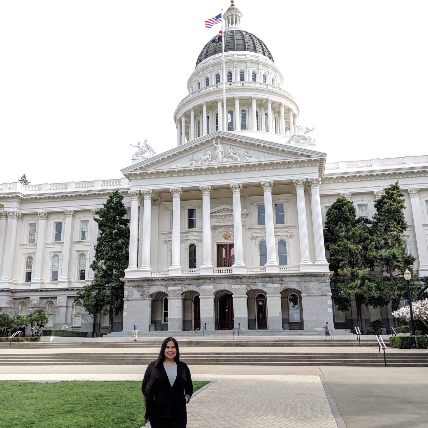 Lilian at Sacramento Capitol