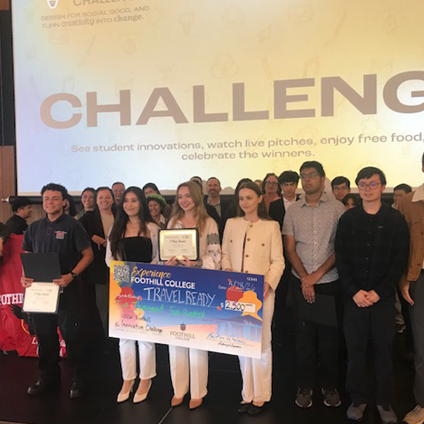 Participating students with certificates of participation