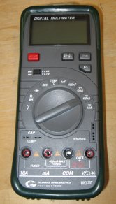 Photo of a Digital Multi Meter, a tool that lets you measure voltage, current and resistance