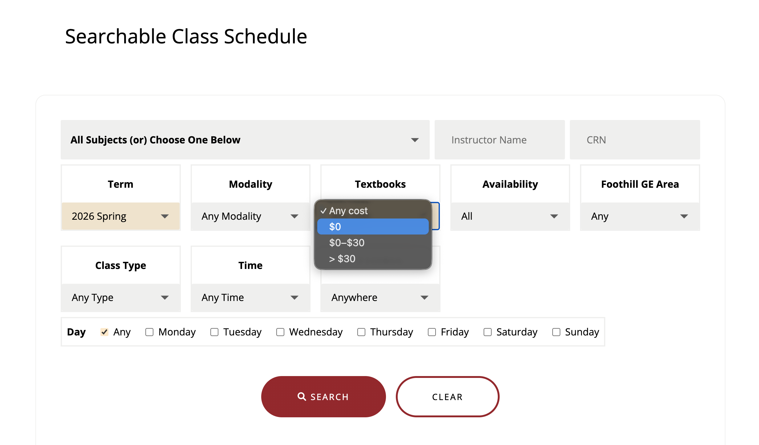 Textbook costs - OER