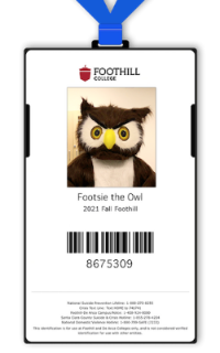 De Anza Student Id Card