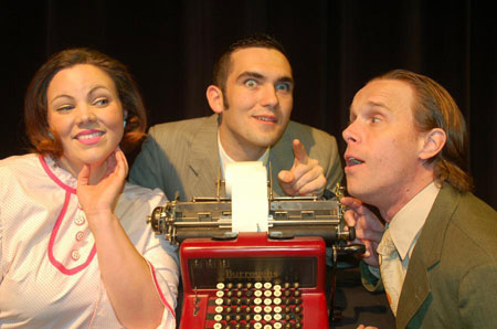 Suzie Poulson as Daisy, Daniel Mitchell as Shirdlu and Alex Hero as Mr. Zero