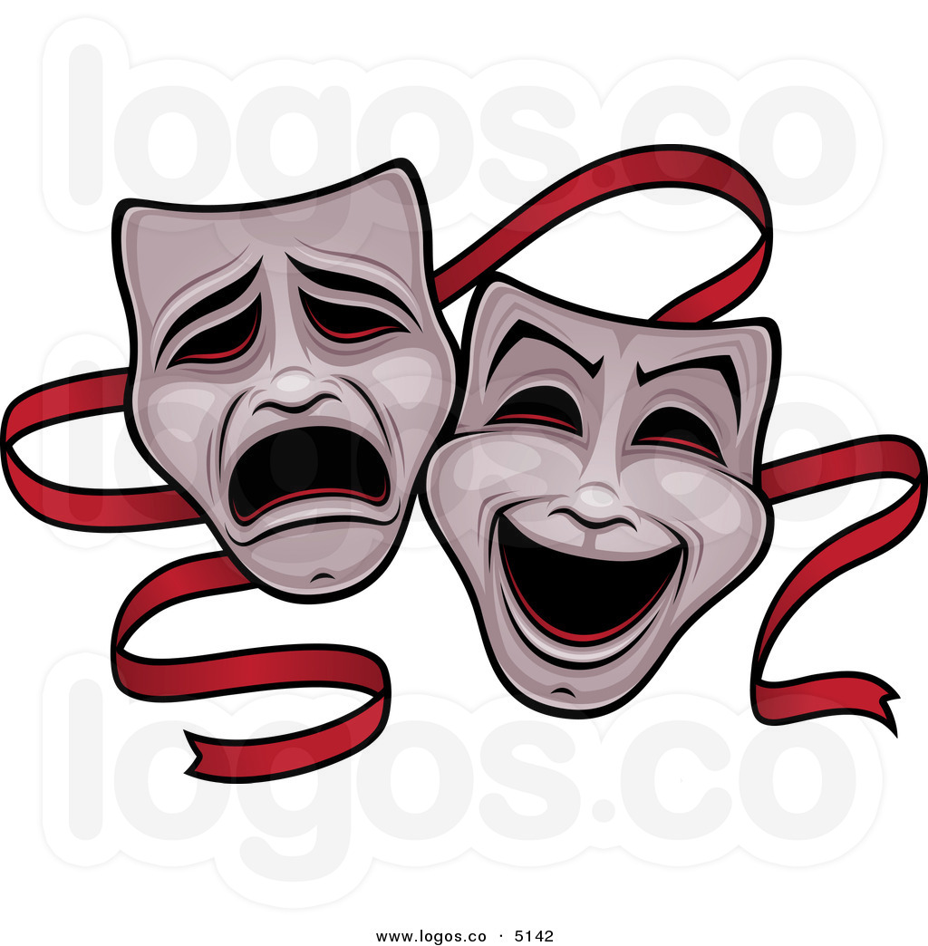 theatre logo masks