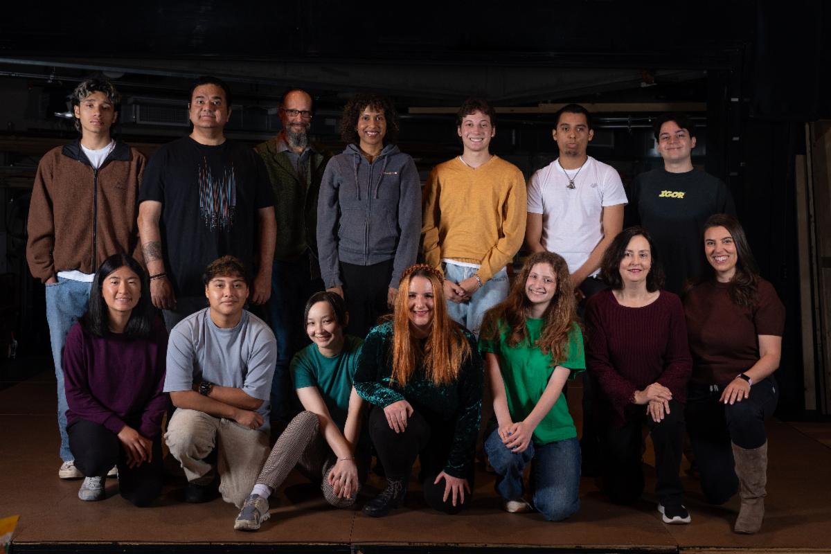 The cast of the play - Oliver Twist